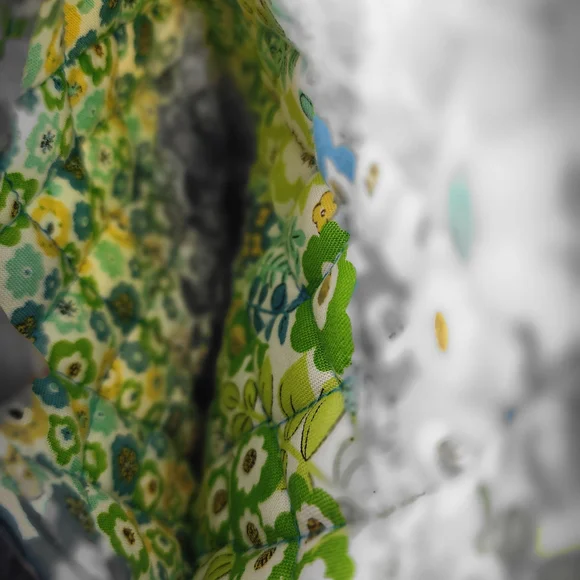 Vera Bradley Blue and Green Floral Crossbody Bag - Picture 4 of 8